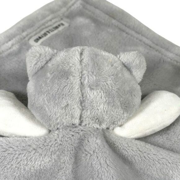 Blankets & Beyond Plush Raccoon Lovey Security Blanket Gray White 11 inches - Picture 6 of 10